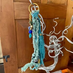 Bandana Beaded Keychain Accessory